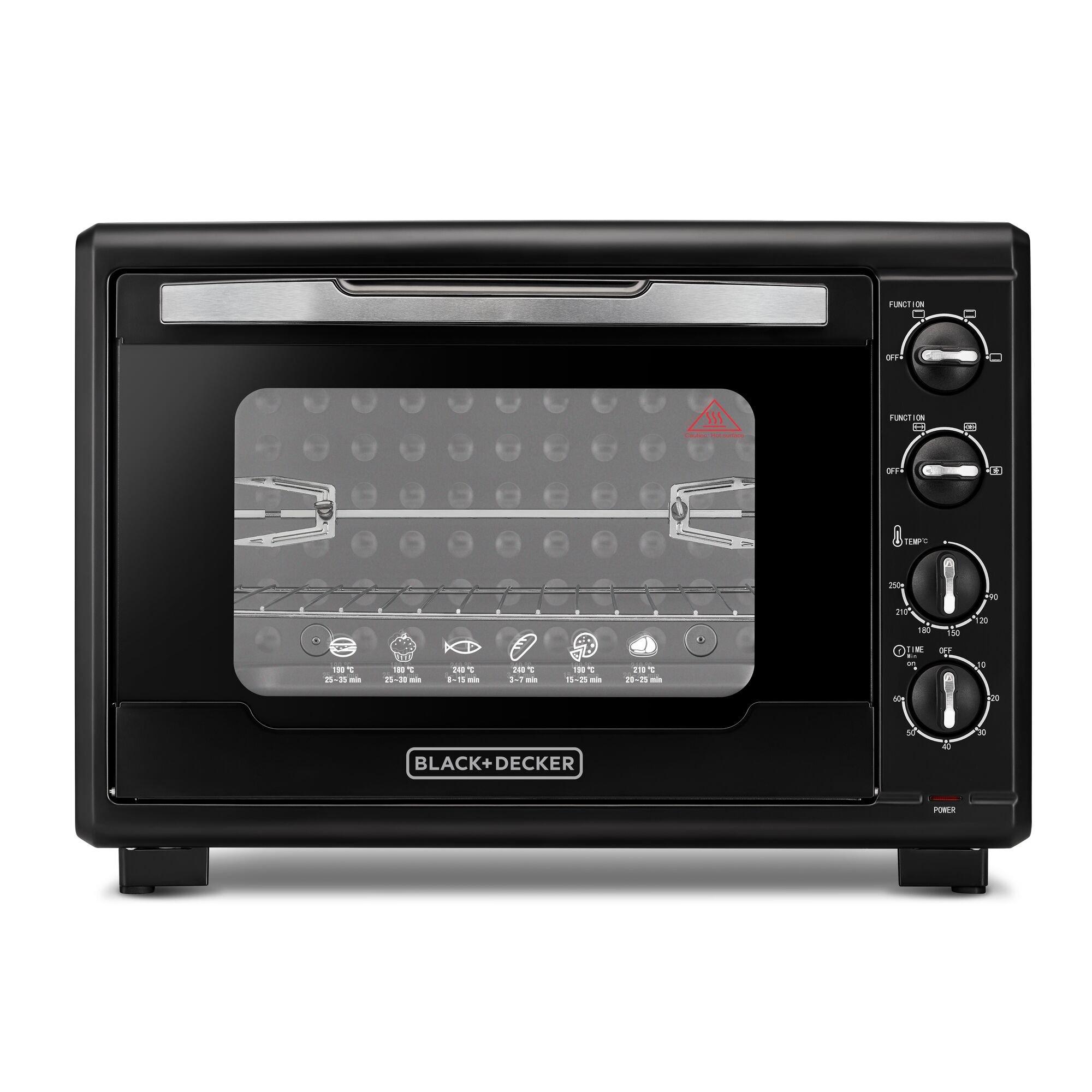 Black and top decker oven toaster